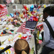 Makeshift memorial for victims near site of the Boston Marathon bombings (Mario Tama/Getty Images)